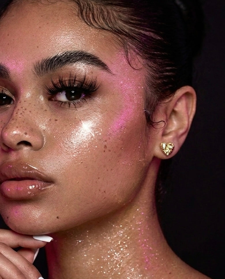 Sweetheart Nugget Stud Earrings